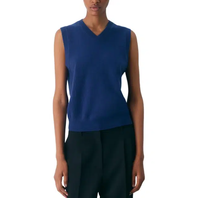 ARITZIA FW25 Bare Cashmere V-neck Sweater Vest V