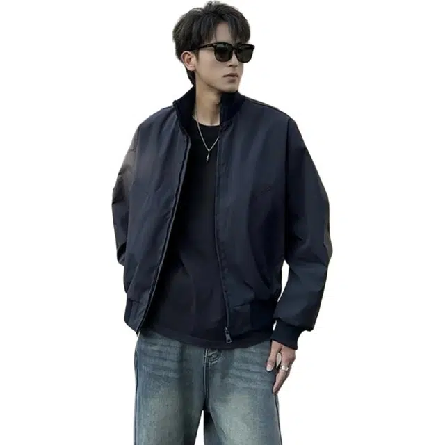 单爵 飞行员上衣男款春秋美式高街痞帅棒球服潮牌夹克 男女同款