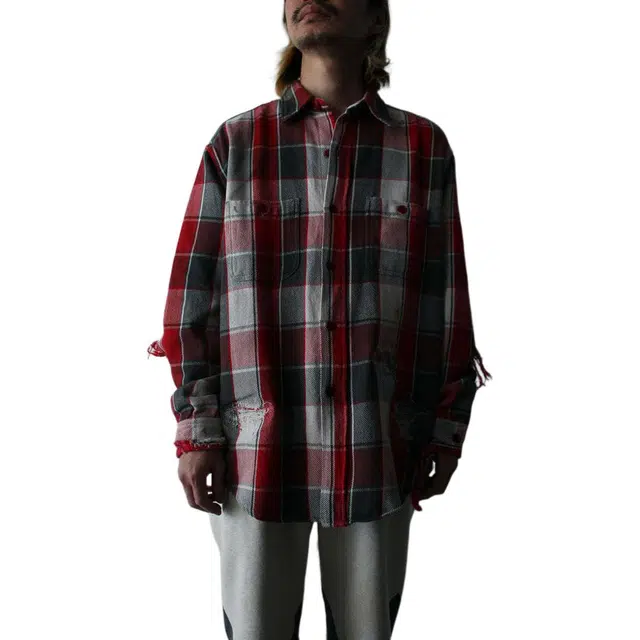 bowwow SS25 C30 5th ANNIVERSARY ITEM5th ANNIV. REPAIR AGEING FLANNEL
