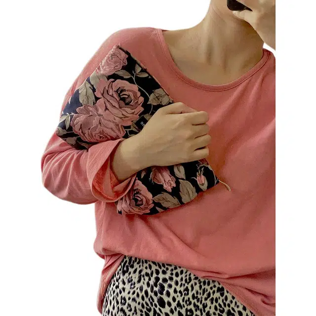 轻迎 优雅时尚潮流化妆包法式 提花 手拿包 内胆包 水乳化妆刷 便携包 收纳包洗漱包