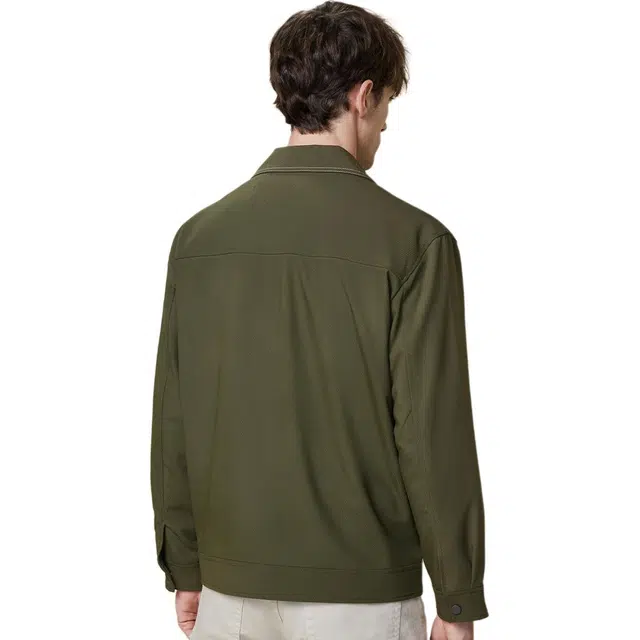 红豆 挺括有型易打理大口袋翻领工装休闲开衫通勤百搭外套夹克 男款