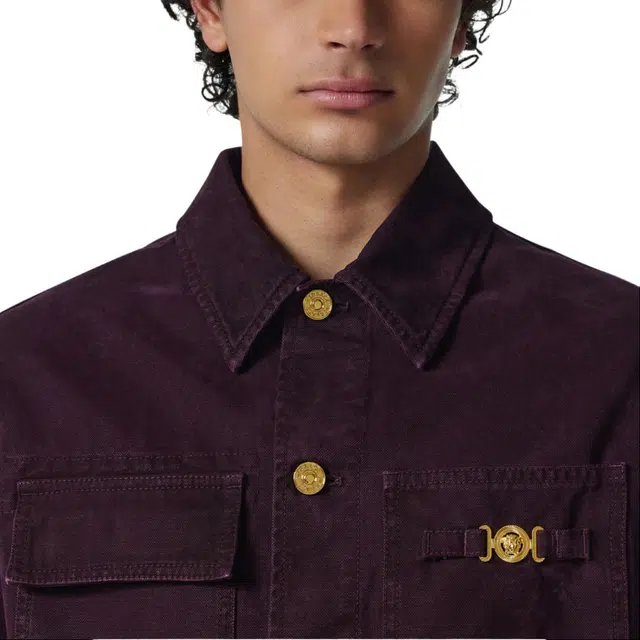 VERSACE JEANS Overdyed Canvas Carpenter FW24