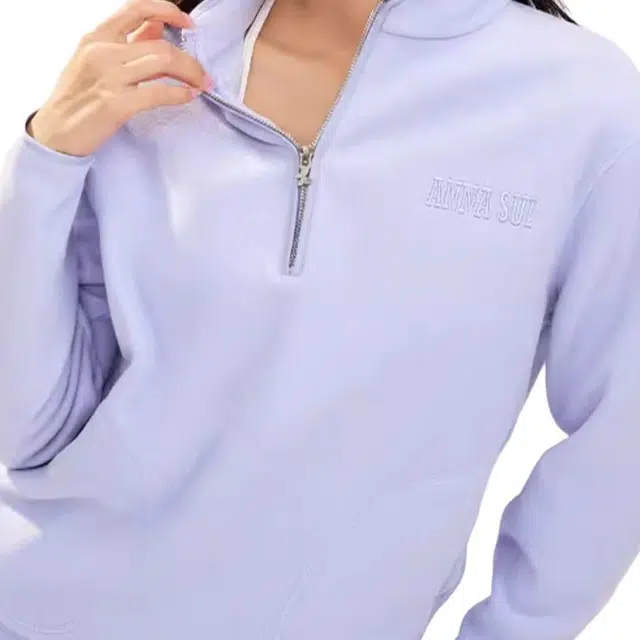 安娜苏 半拉链摇粒绒打底衫卫衣 女款