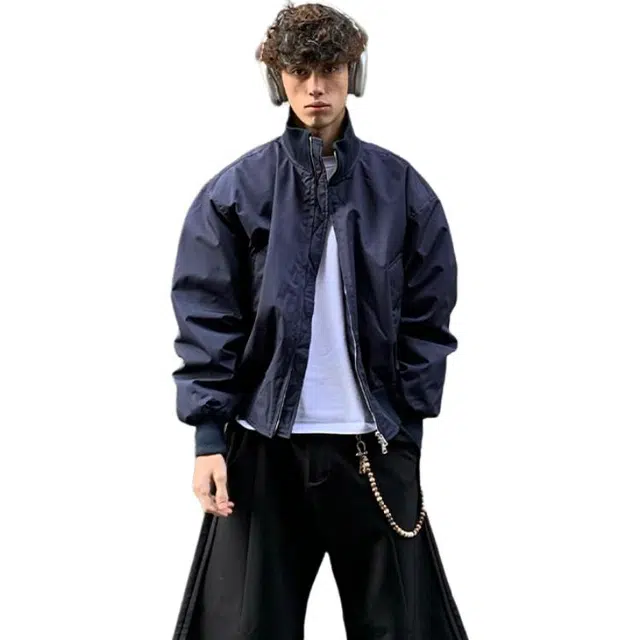 单爵 美式飞行外套男款秋季高级感痞帅工装短款夹克 男女同款