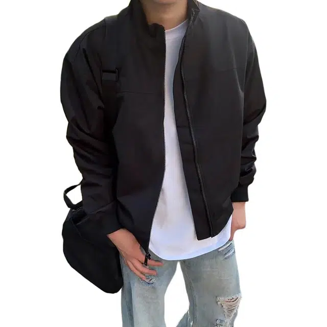黑马漫画 立领飞行员外套男款秋季美式三防工装衣痞帅夹克 男女同款