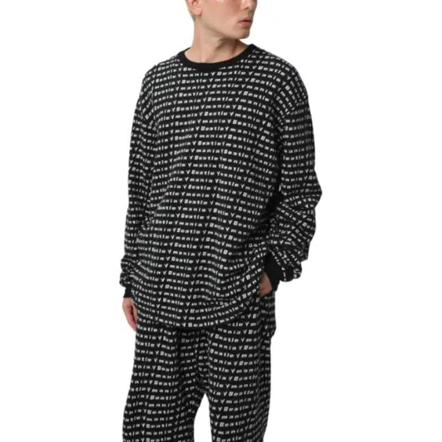 bowwow SS25 BEATLE MANIA LOVE JACQUARD LS