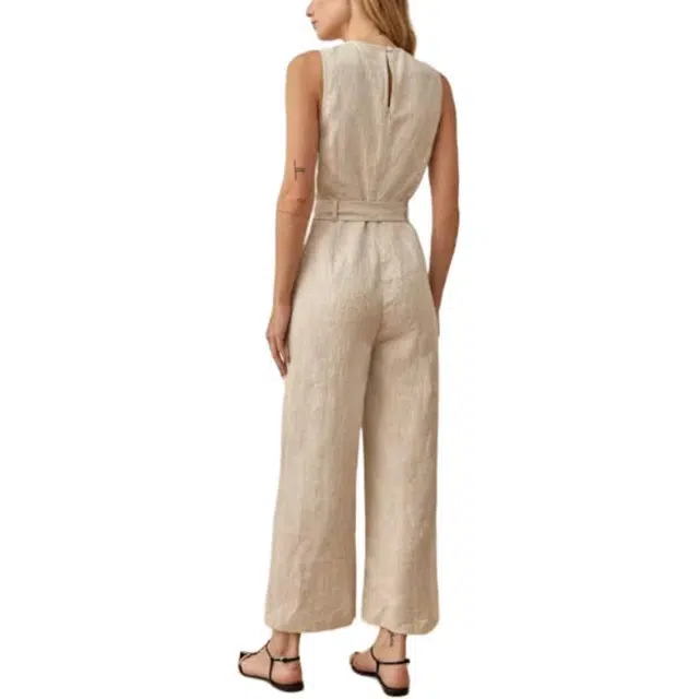REFORMATION Naomi Linen Jumpsuit