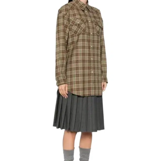Miu Miu FW25 Plaid Shirt