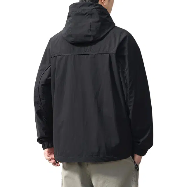 希越 美式春秋款外套男户外机能登山服潮牌工装休闲百搭夹克 男款