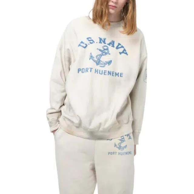 bowwow SS25 USN SEEBEES SWEATSHIRTS AGING