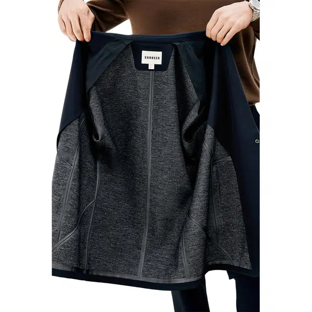 丹宁哲学 舒适保暖复合羊毛底纯色长袖平驳领标准便服单西西装 男款