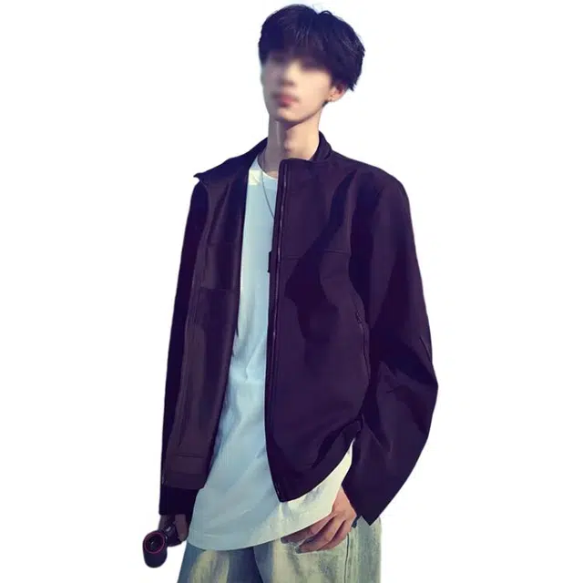 黑马漫画 立领飞行员外套男款秋季美式三防工装衣痞帅夹克 男女同款