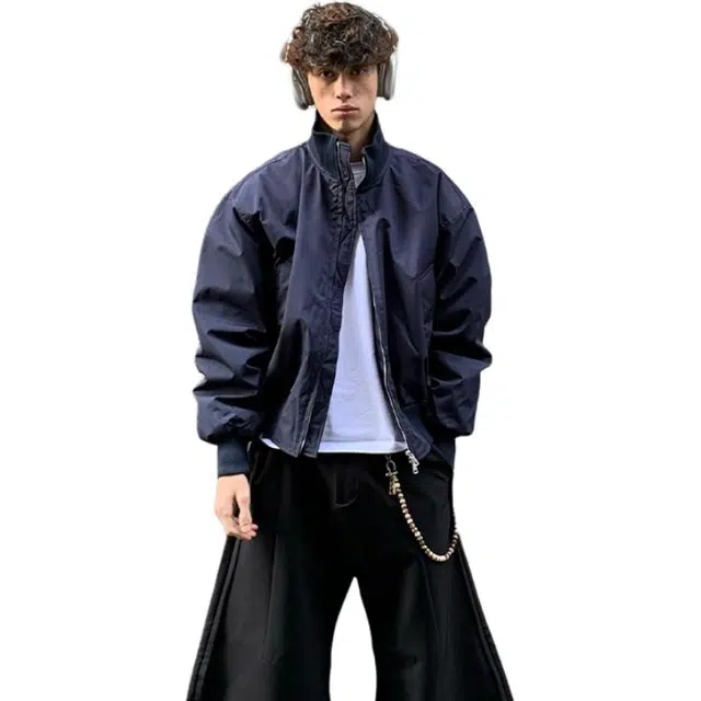 单爵 美式飞行外套男款秋季高级感痞帅工装短款夹克 男女同款