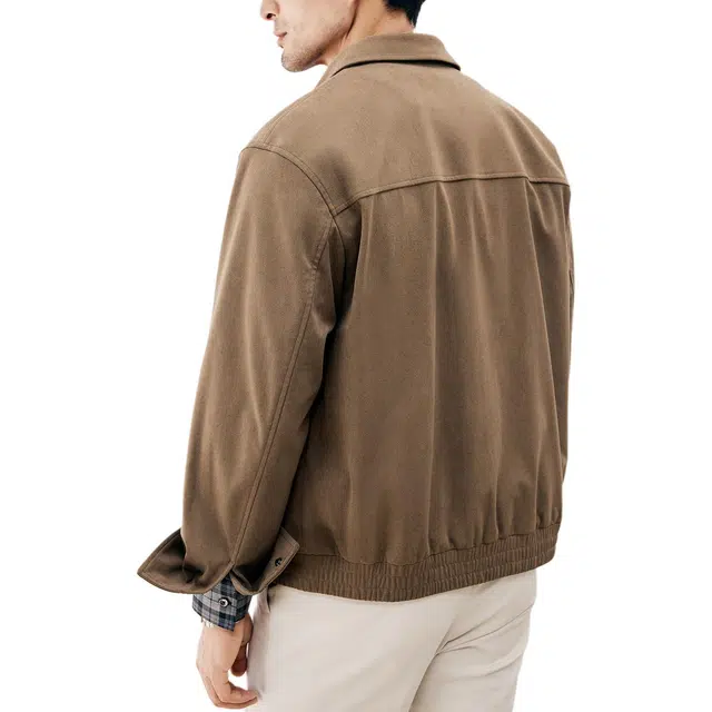 丹宁哲学 雅痞商务绅士 高档抗皱棉感灯芯绒 通勤男士翻领夹克 男款
