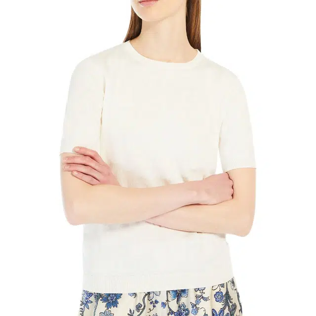 WEEKEND MaxMara Agro Silk And Cotton Yarn Sweater T