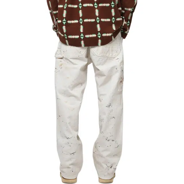 bowwow FW25 PAINTER'S PAINT STAINED PAINTER PANTS