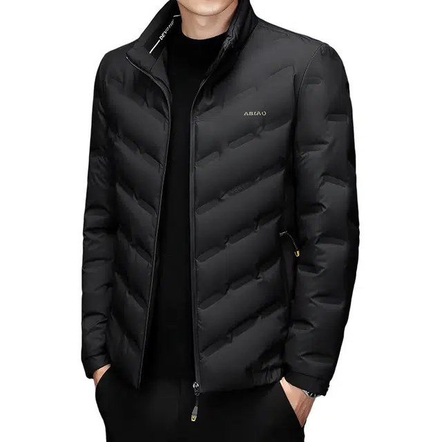 太子龍 立领短款商务休闲保暖长袖棉服 男款