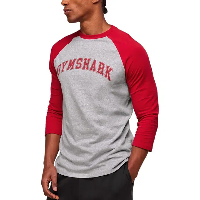 GYMSHARK GSLC Raglan 34 Sleeve logoT