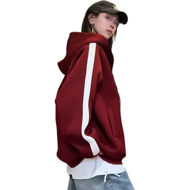 单爵 美式拉链开衫上衣男款秋冬穿搭高级感连帽卫衣夹克 男女同款