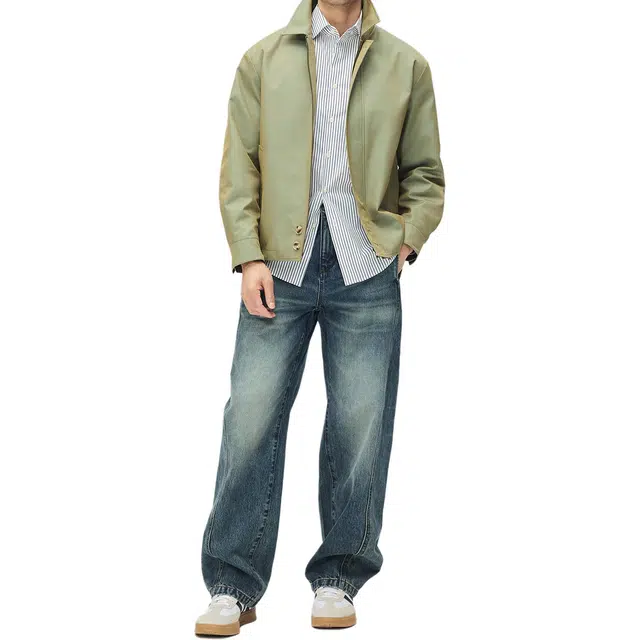 丹宁哲学 复古牛仔裤 男女同款