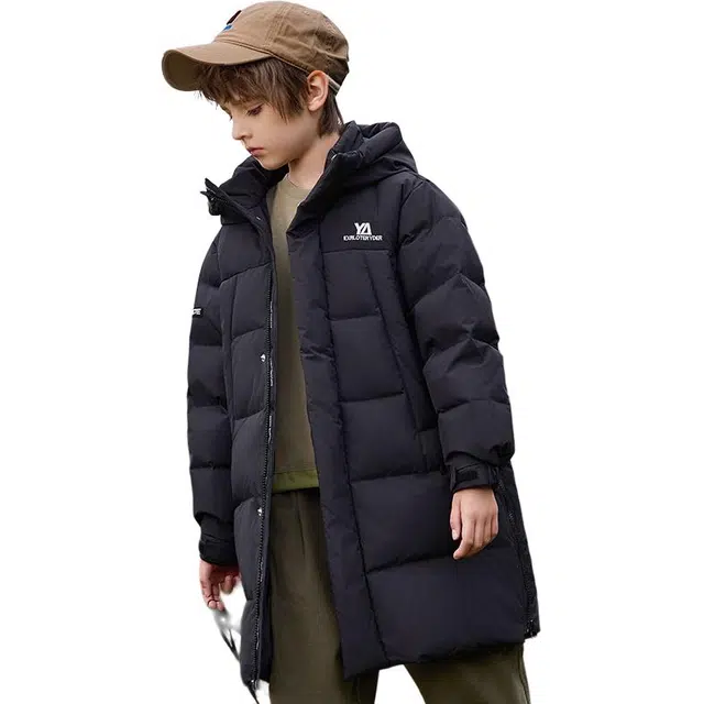 雅鹿 连帽舒适柔软亲肤羽绒服 青少年