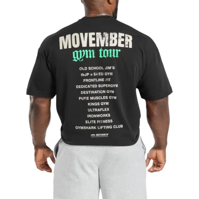 GYMSHARK x Movember Tour T
