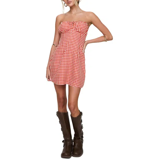 PRINCESS POLLY Double Date Mini Dress