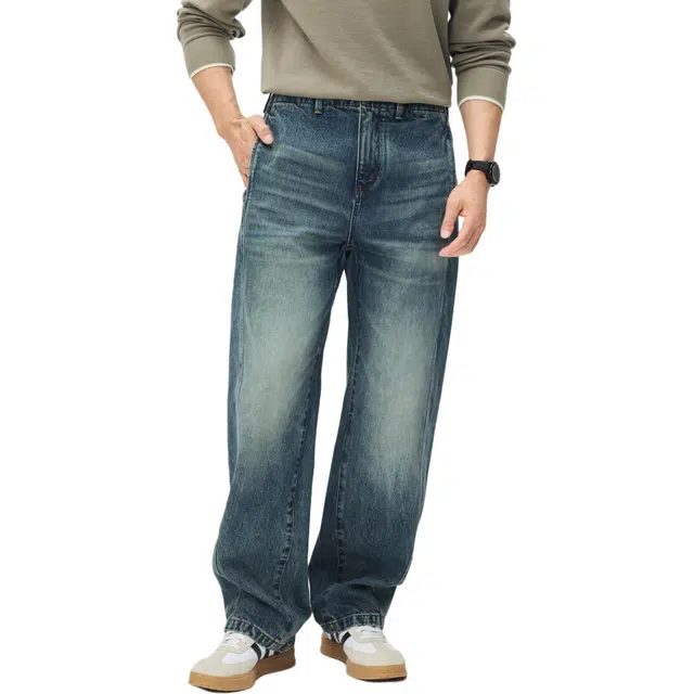 丹宁哲学 复古牛仔裤 男女同款