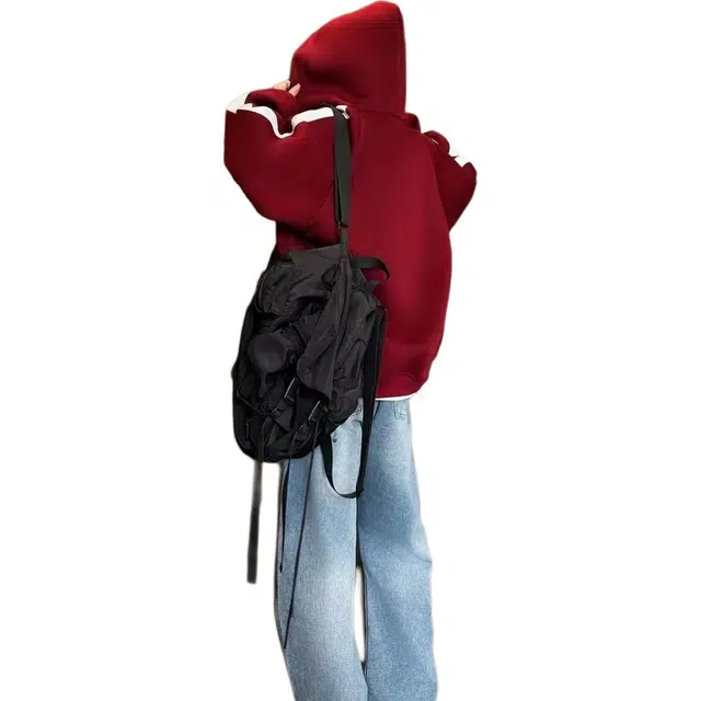 单爵 美式拉链开衫上衣男款秋冬穿搭高级感连帽卫衣夹克 男女同款