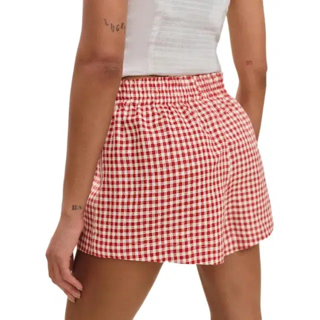 REFORMATION Mila Linen Short
