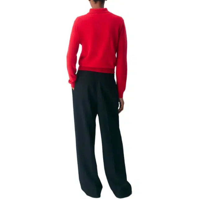 ARITZIA FW25 Bare Cashmere Polo Longsleeve