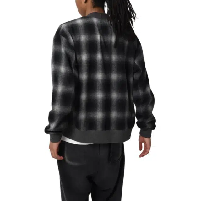 bowwow SS25 WOOL CHECK CARDIGAN V