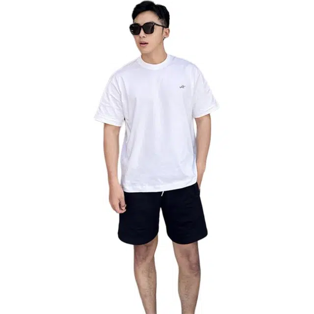 拓菲 薄款外穿纯色运动沙滩裤子五分休闲短裤 男女同款