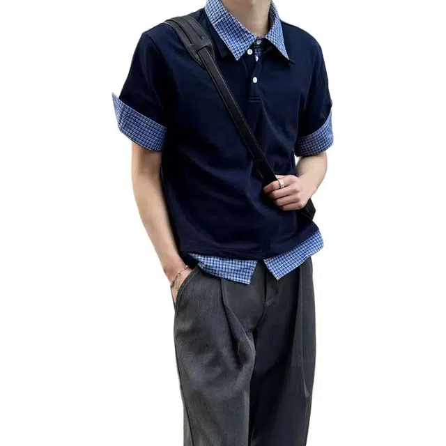 YICHEN miupolocleanfitPolo