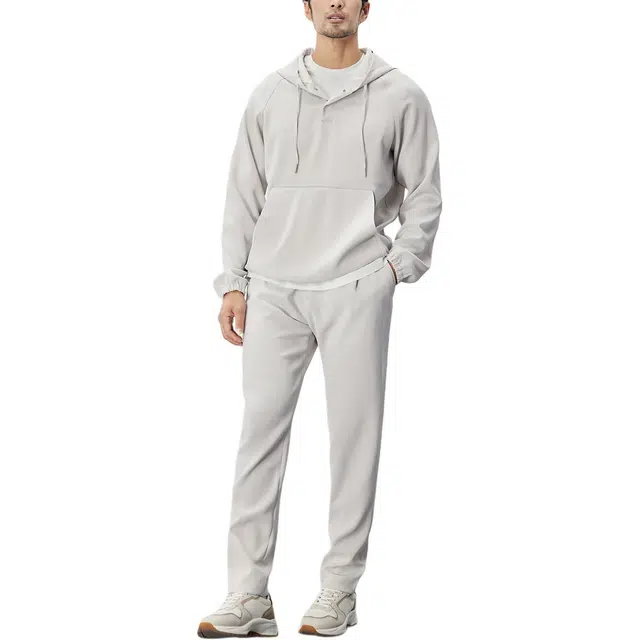 丹宁哲学 高档垂感干爽面料宽松男士连帽卫衣 男款