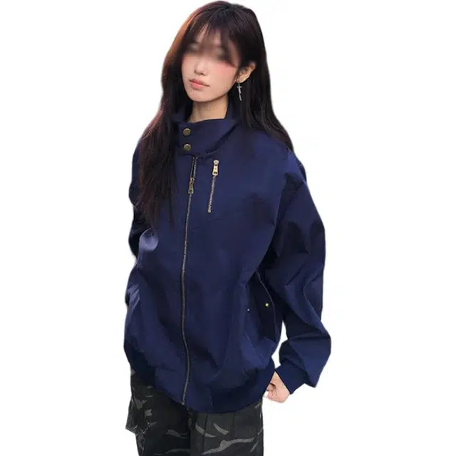 单爵 美式飞行员外套男款秋季高级感立领夹克 男女同款