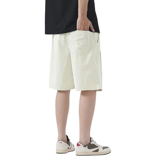 独驰 夏季宽松直筒机能休闲短裤 男女同款