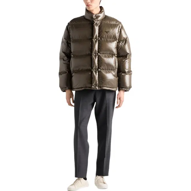 Prada Detachable Sleeve Down Jacket
