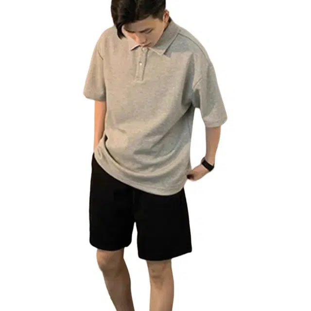 单爵 高腰外穿美式运动裤子过膝五分裤夏季休闲短裤 男女同款