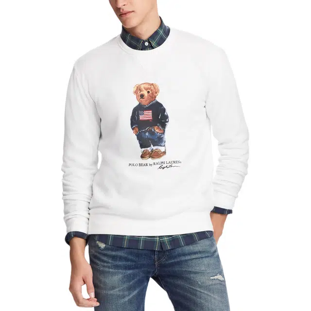 Polo Ralph Lauren Bear Print Crewneck Sweatshirt