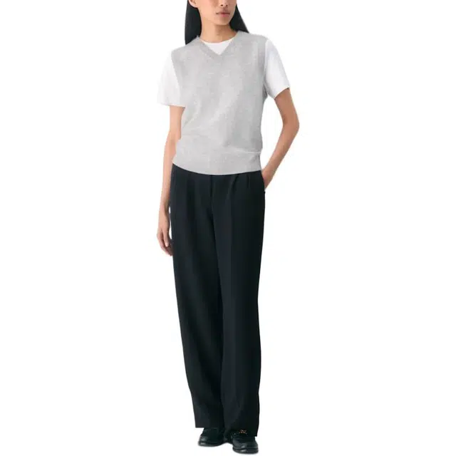 ARITZIA FW25 Bare Cashmere V-neck Sweater Vest V