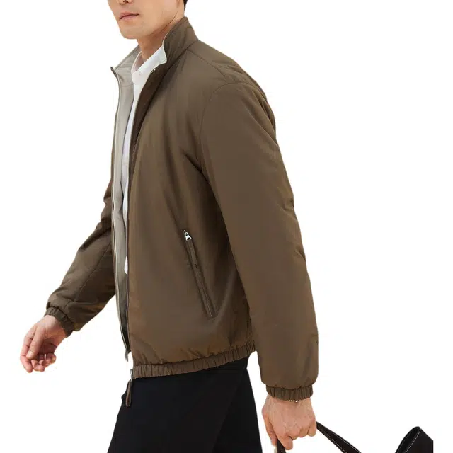 丹宁哲学 轻量保暖羊毛棉填充常规无袖立领标准棉服 男款