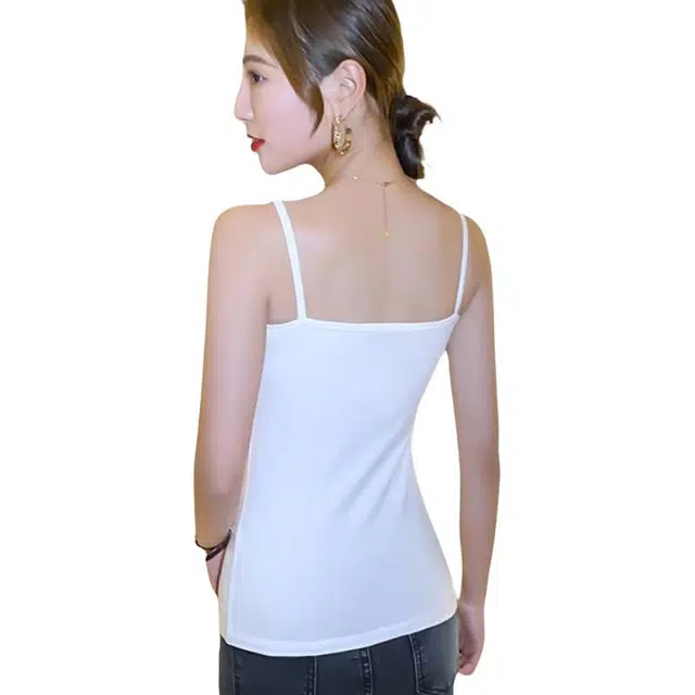 浪莎 韩版修身百搭休闲纯色内搭背心 女款