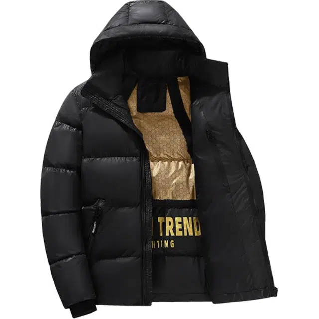 太子龍 加厚保暖秋冬季韩版青年可脱卸帽休闲御寒外套棉服 男款