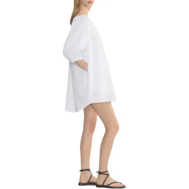 ARITZIA SS25 Little Moon AirPlush Cotton Fig Dress