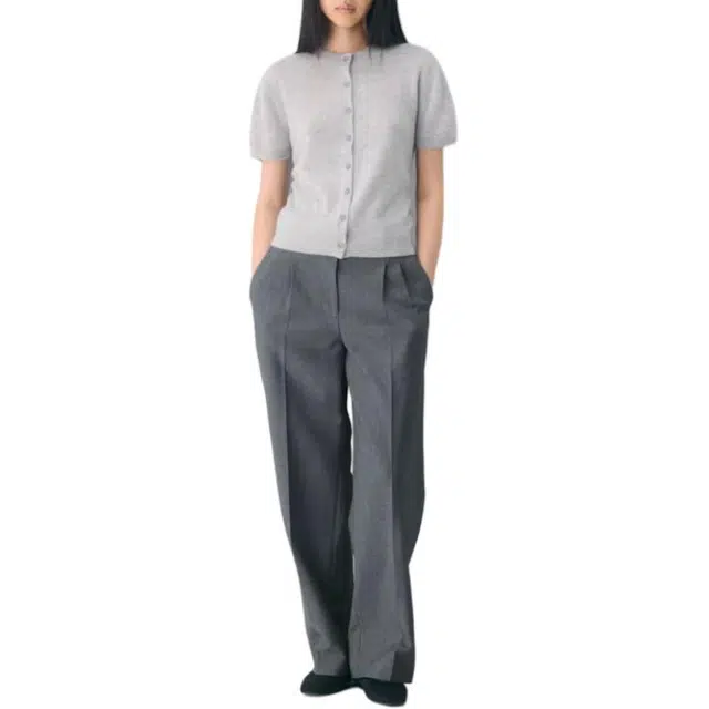 ARITZIA FW25 Bare Cashmere Shortsleeve Crew Cardigan