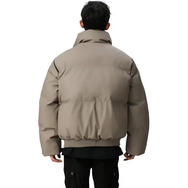 黑马漫画 短款男秋冬美式高街加厚外套立领设计感棉服 男女同款