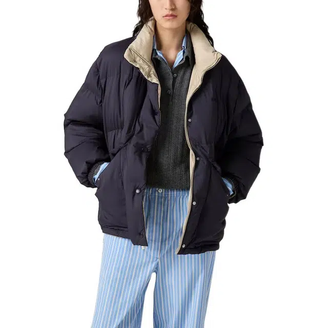 Miu Miu Reversible Logo Down Jacket