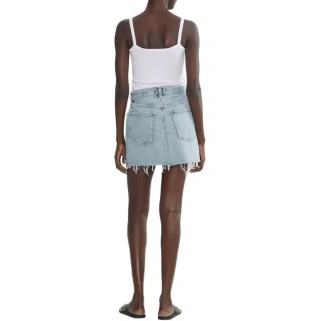 ARITZIA SS25 AGOLDE V-waist Mini Skirt
