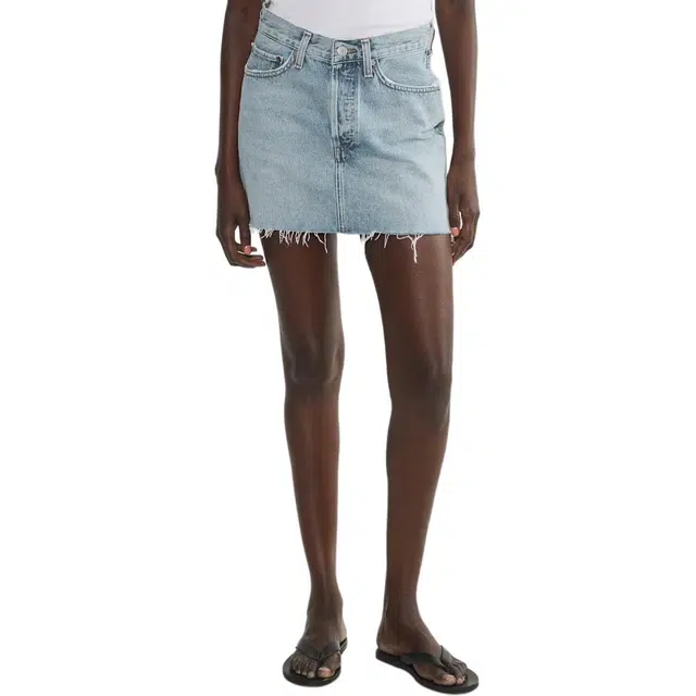ARITZIA SS25 AGOLDE V-waist Mini Skirt